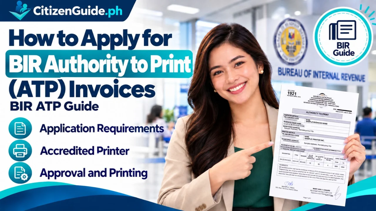 BIR Authority to Print (ATP): Invoice Requirements & Steps guide cover