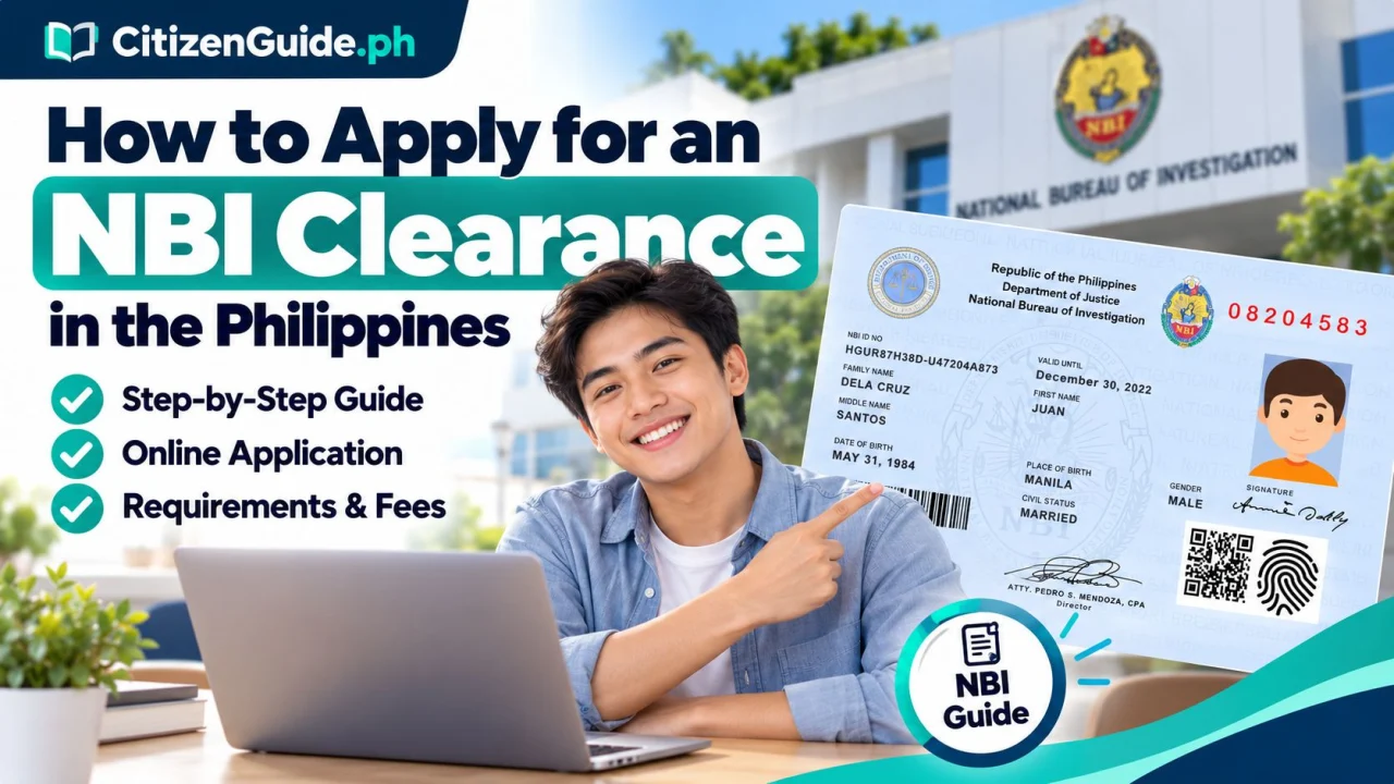 How to Apply for an NBI Clearance in the Philippines guide cover