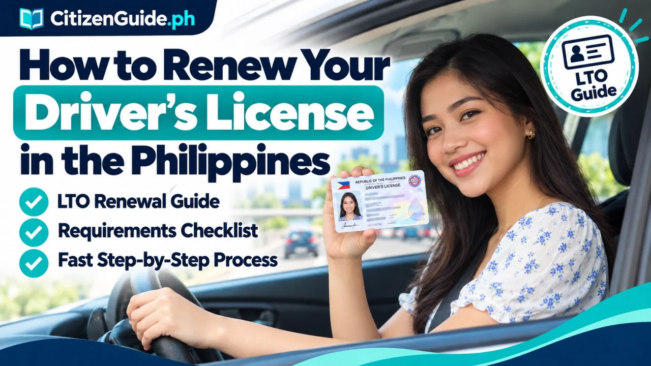 How to Renew Your Driver’s License in the Philippines guide cover